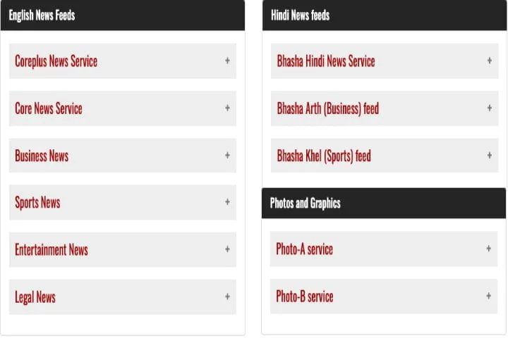 Press Trust of India Services