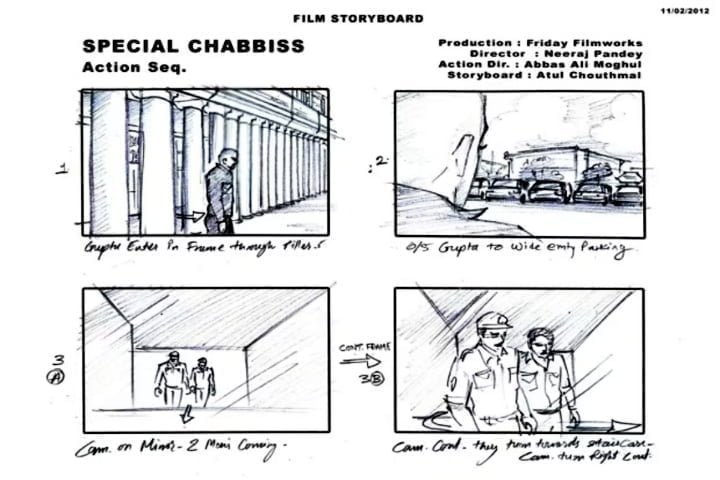 storyboard examples for students