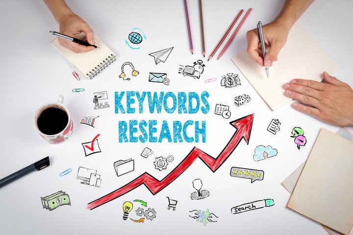 Keywords in online content writing jobs