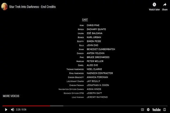 Film Credits