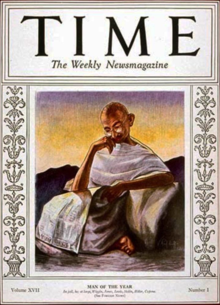 Mahatma Gandhi on Time Magazine Cover