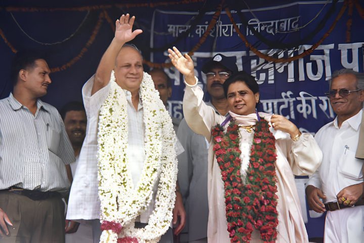 Kanshiram and Mayawati