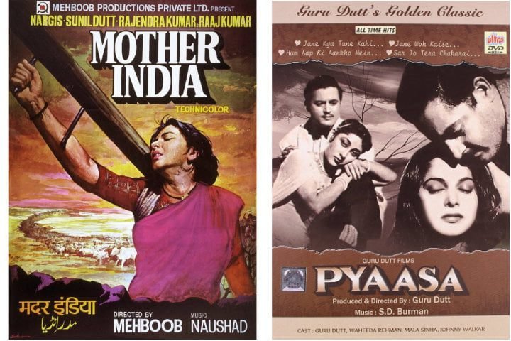 Mother India Pyaasa