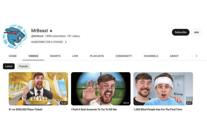 Mr Beast YouTube