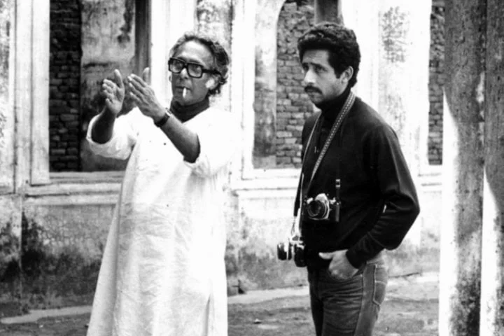 Mrinal Sen with Naseeruddin Shah