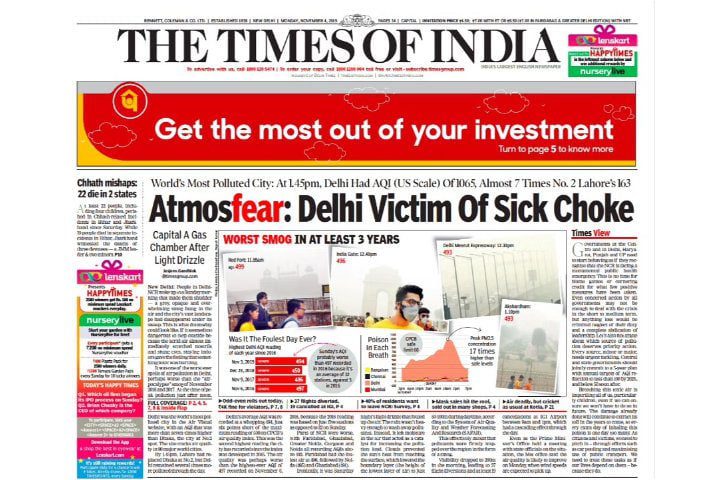 Delhi Pollution news