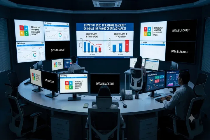 What happens to advertising when TRP ratings stop